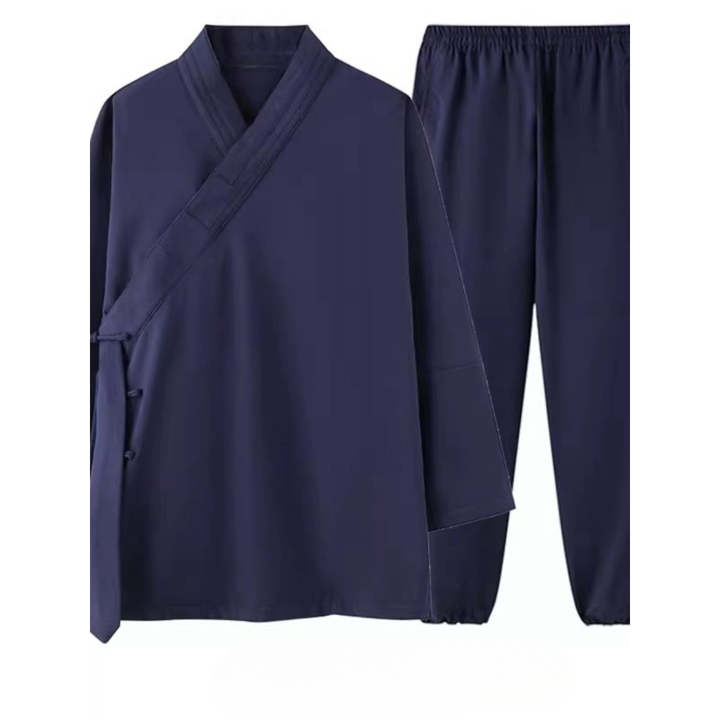 Áo choàng Đạo giáo Nữ Sanqing, áo đạo sĩ Võ Đang, áo tập luyện Tai Chi dáng chéo