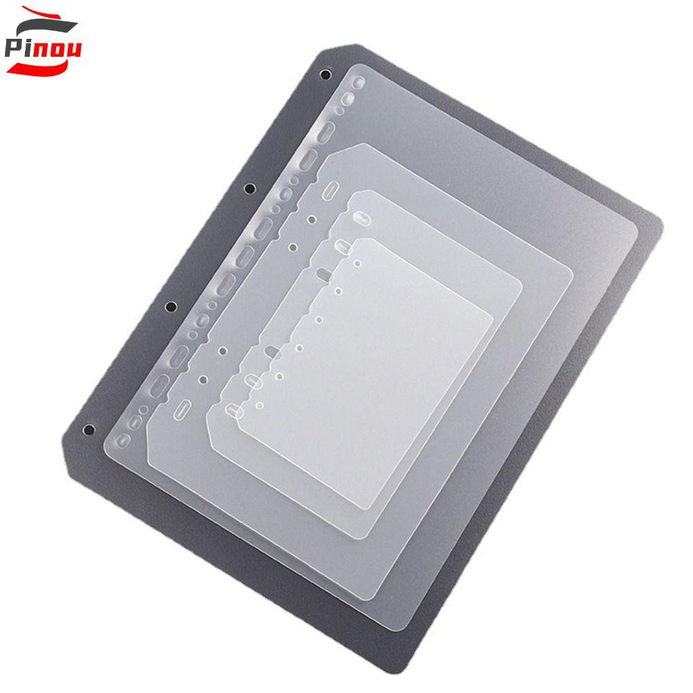 POOU Loose-leaf Divider Học sinh Notebook Phụ kiện trong suốt Matte Board Page 2 Chiếc Planner Separ