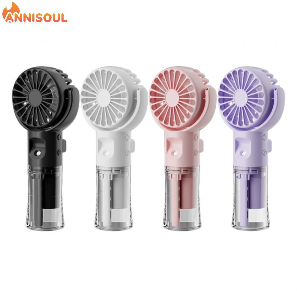 [NISO]Misting Desktop Fan with Rechargeable Battery Perfect for Warm Weather