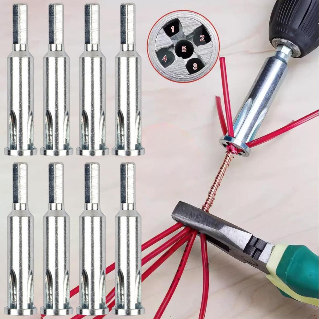 Công cụ xoắn cáp thép Carbon Hex Shank - Phụ kiện đầu nối sọc xoắn nhanh