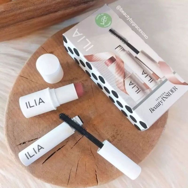 Tự Nhiên Hữu Cơ ILIA Đa Năng Lip Cheek Dual-Sử Dụng Trang Điểm Blush Cream Lipstick atlast Mascara S