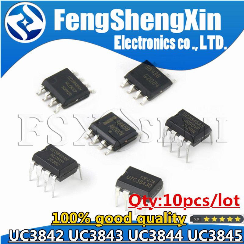 10 UC3845 SOP8 UC3845B SOP-8 UC3845A 3845B 3845A ST3845B UC3842 UC3843 UC3844 UC3842A UC3844A UC3844