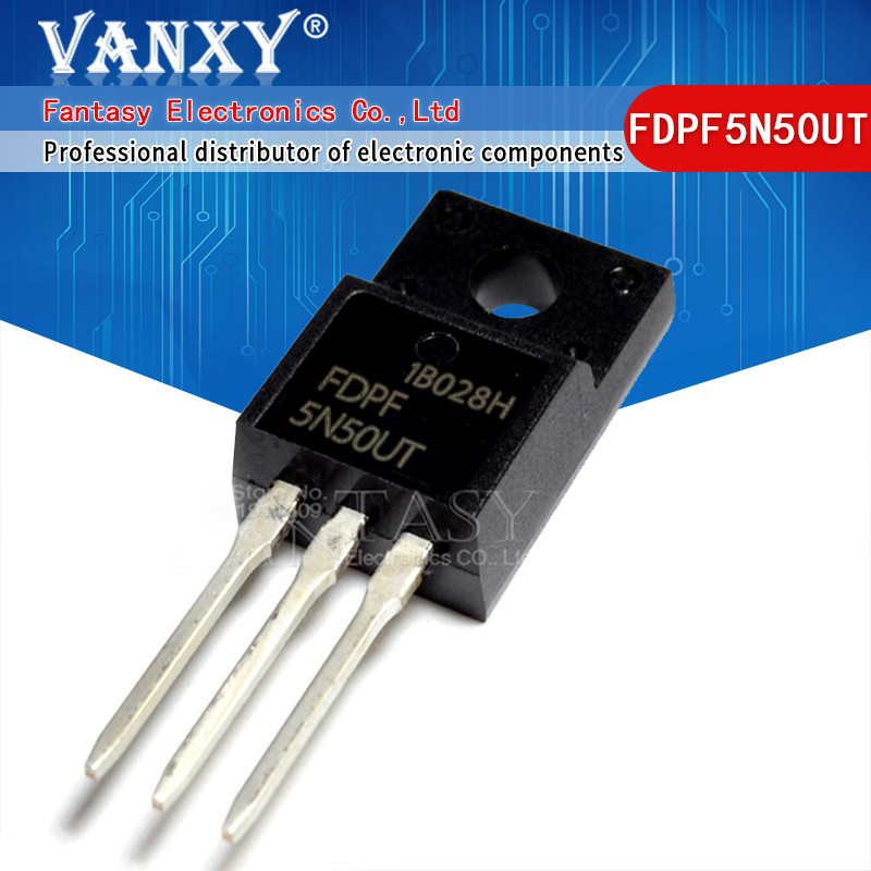 10 FDPF5N50UT TO-220F FDPF5N50 TO-220 5N50 5N50UT 500V 5A FDPF5N50T FDPF5N50FT