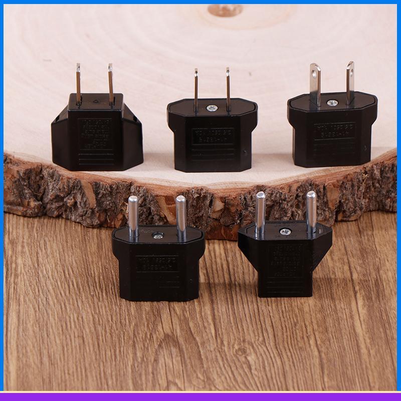 (COD) 2 Cái Châu Âu US AU EU US Sang EU / EU Sang US Cắm Adapter Euro Du Lịch Điện Cắm Bộ Chuyển Đổi