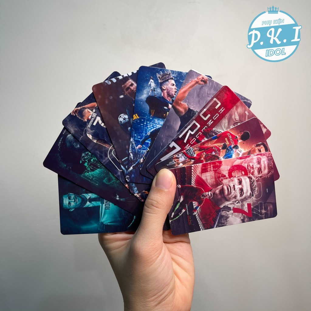 Bộ Card Thẻ Cầu Thủ Bóng Đá Ronaldo - Cr7 Đẹp Trai Phong Độ
