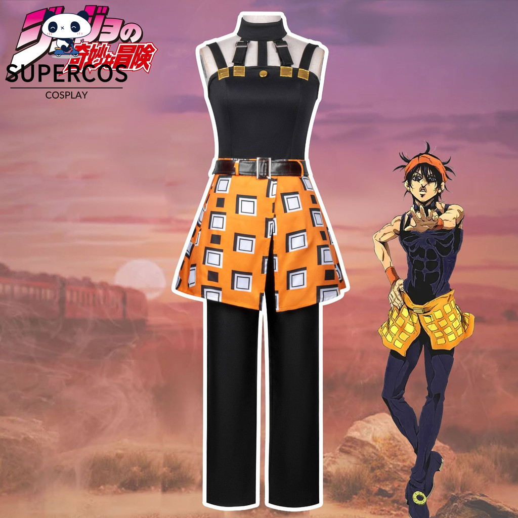 Outfit cosplay nhân vật Narancia Ghirga từ JoJo's Bizarre Adventure, phù hợp choComic Con