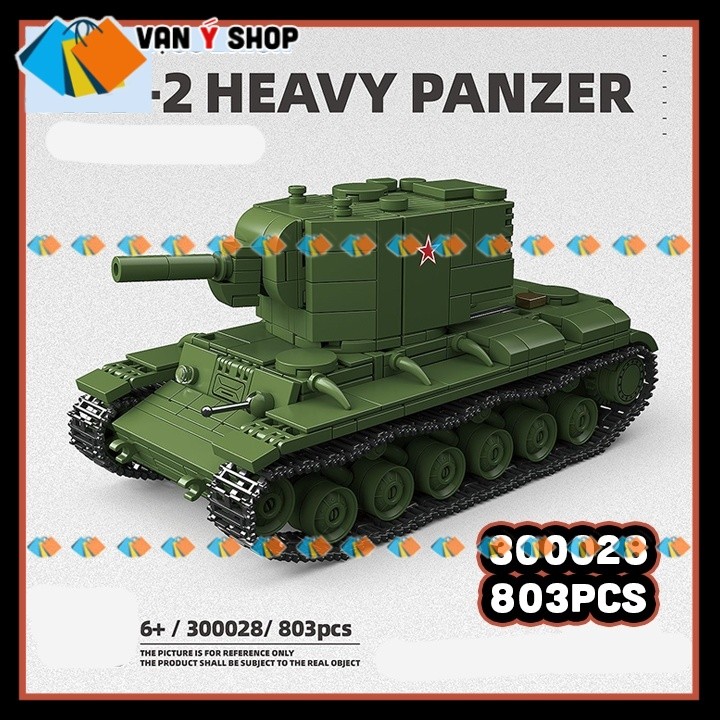 Mô hình Tank Hạng Nặng KV-2 Mô hình Tank Quân đội Thế Chiến KV-2 300028