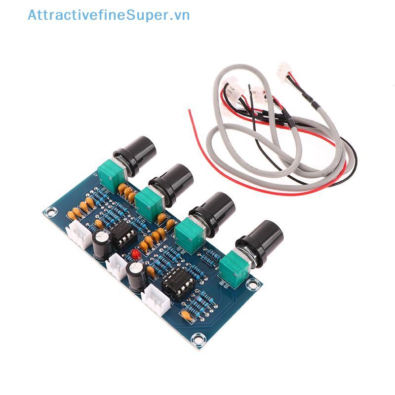 ASVN NE5532 Tone Board Preamp với Treble Bass Điều Chỉnh Âm Lượng Điều Khiển HOT