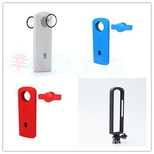 Thích hợp cho Rico Theta Theta sc2 360 Máy Ảnh Thể Thao Silicon Vỏ Bảo Vệ Ống Kính Gương Khung Phụ K