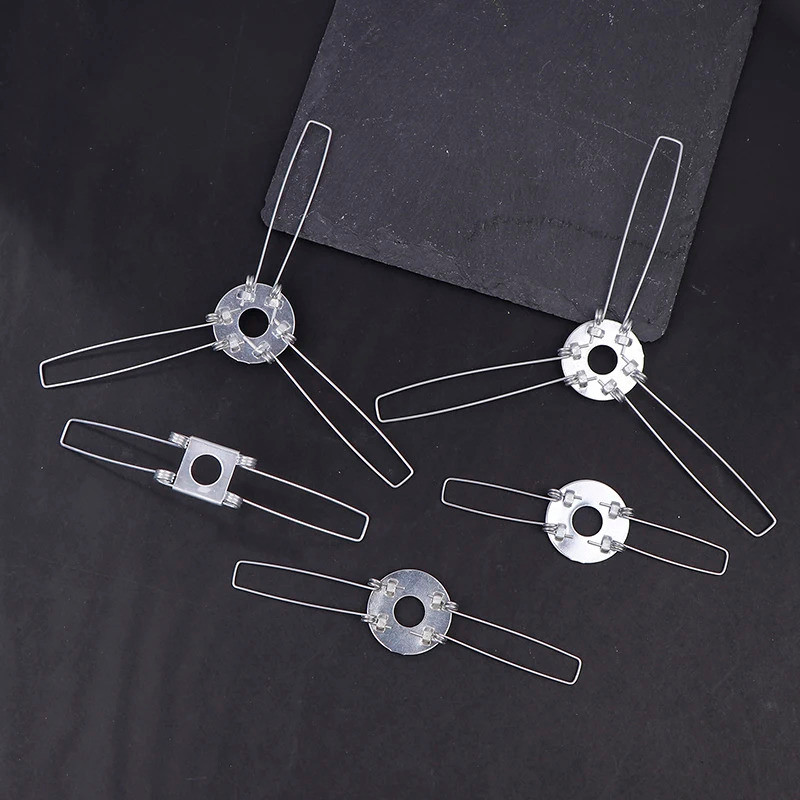 4 2-Forks 3-Forks Mạ kẽm cố định lò xo Kẹp lò xo Khóa để cố định tấm che đèn Tấm che nắng DIY cho đè
