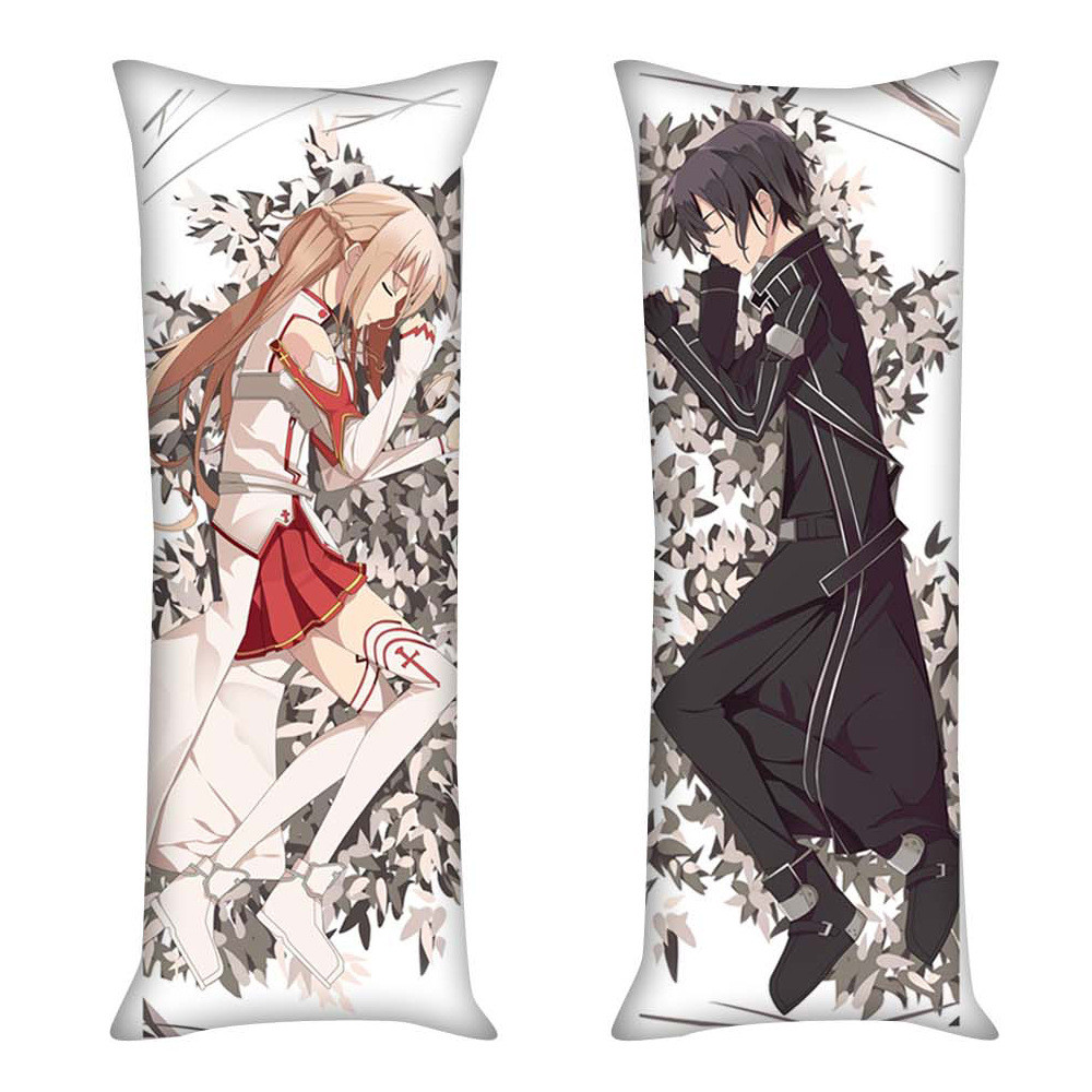 2026 Phong Cách Mới Sword Art Online Sword Art Online Asuna Full Body Gối 150X50CM Vỏ Gối Da Đào2026