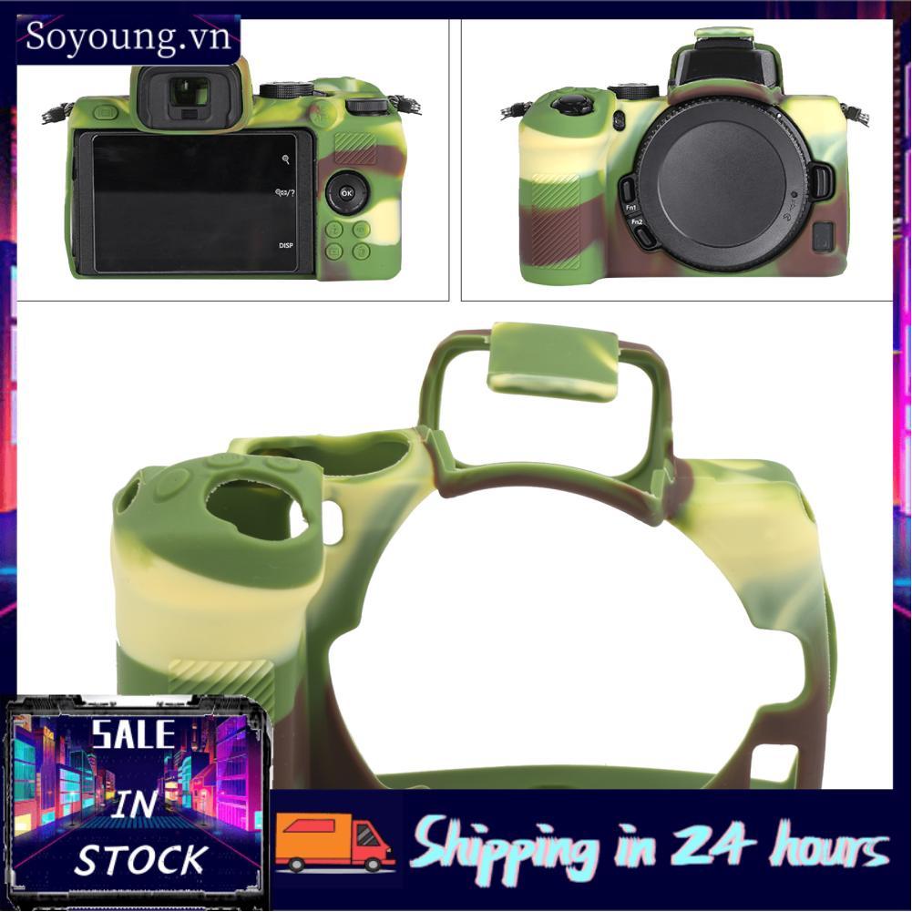 Soyoung Phụ kiện vỏ máy ảnh soyoung OPPWONG có silicon dẻo dai cho (Đen)
