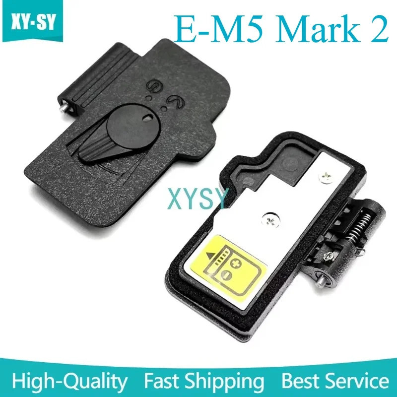 Đen Mới E-M5II EM5II Nắp Cửa Pin Nắp Cho Olympus EM5 II / E-M5 Mark 2 / MarkII Camera Thay Thế Một P