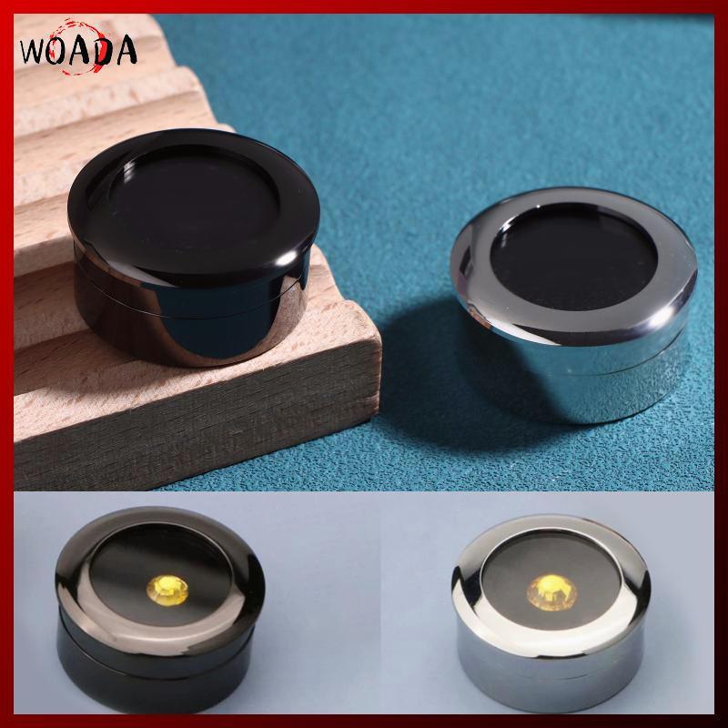 Hộp trưng bày đá trang sức WOADA dành cho đá quý tròn Quà tặng kim loại an toàn Bộ sắp xếp lưu trữ c
