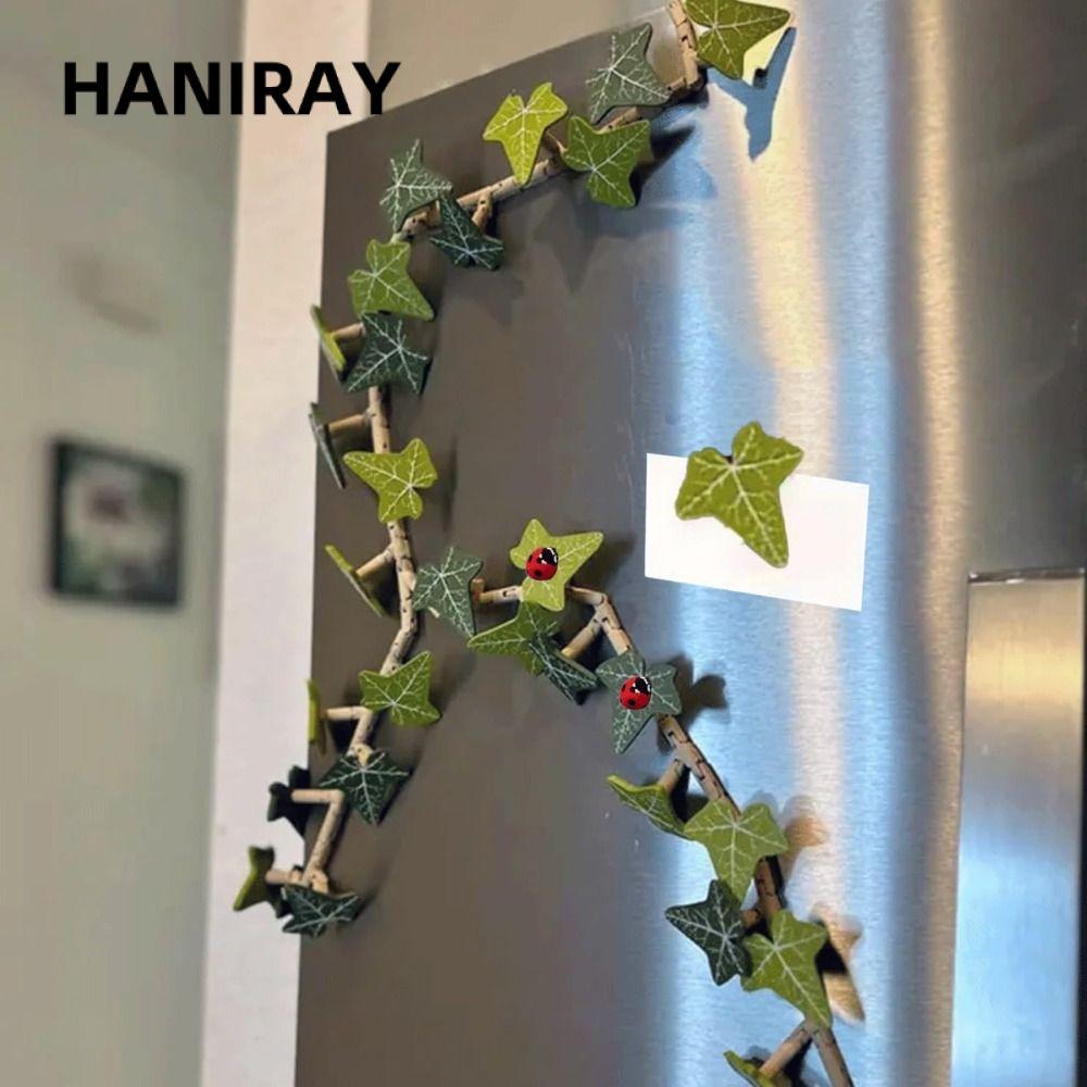 Nam châm tủ lạnh HANIRAY English Ivy, Nam châm Ivy bền in hình, Nam châm tủ lạnh ngộ nghĩnh với thân
