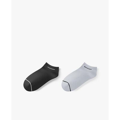 SKECHERS - Set 2 vớ nam cổ thấp phối logo_L325M057-05YS