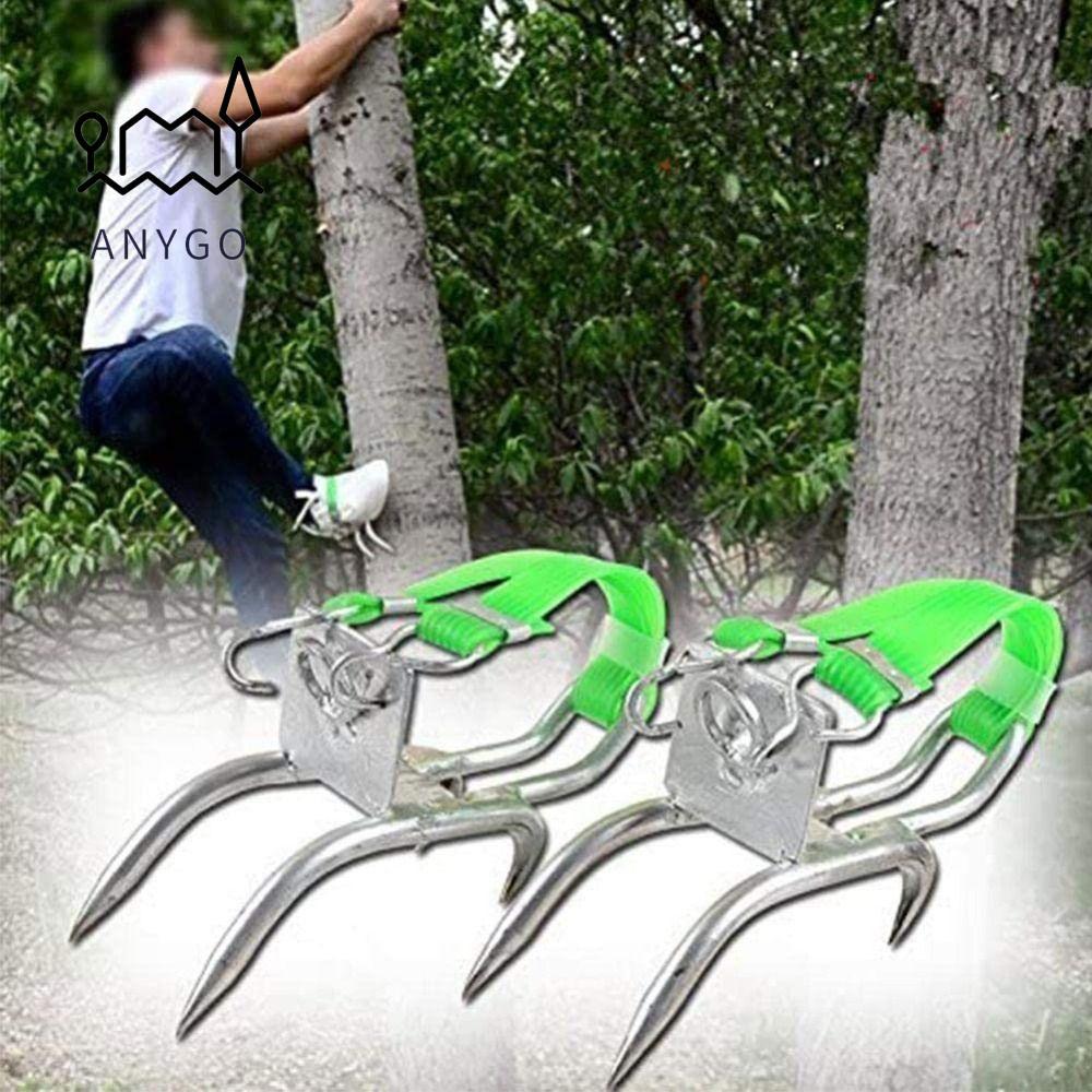 YRBWDYZDH Tree Climbing Tool Ram 's Horn Iron Shoes Steel Climbing