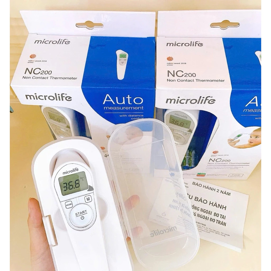 Nhiệt Kế Hồng Ngoại Đo Trán MICROLIFE NC200 Nhỏ Gọn