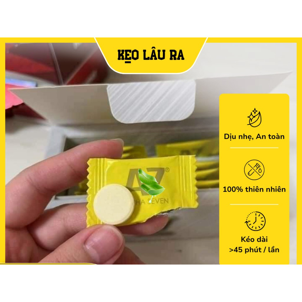 [A7+] Kẹo Ngậm Thơm Miệng Đậm Vị Chanh Có Tách Lẻ