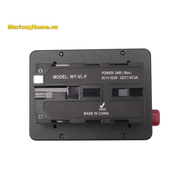 Pin V Mount V-Lock sang NP-F F550 F570 F750 F970 Tấm chuyển đổi pin D-Tap cho màn hình đèn LED V-Mou