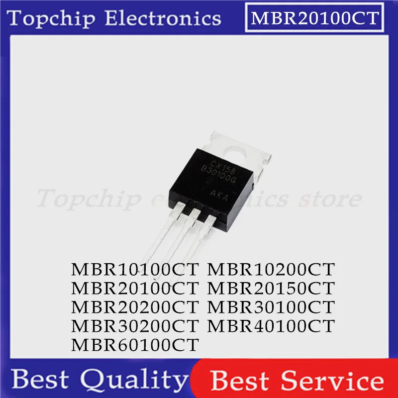 5 Chiếc MBR30100 TO220 MBR30100CT TO-220 MBR10100CT MBR10200CT MBR20100CT MBR20100CT MBR20150CT MBR2