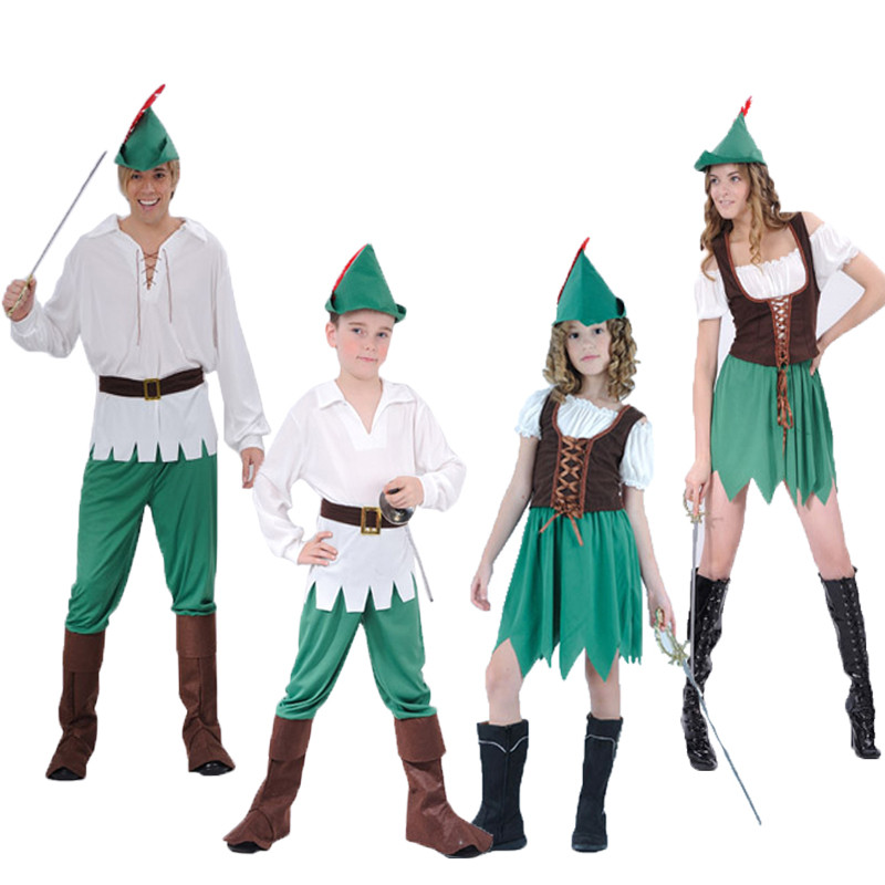 Ngày Trẻ Em Ngày Trẻ Em Truyện Cổ Tích Peter Pan Peter Pan Quần Áo Phụ Kiện Nam Nữ cos Green Elf Rob