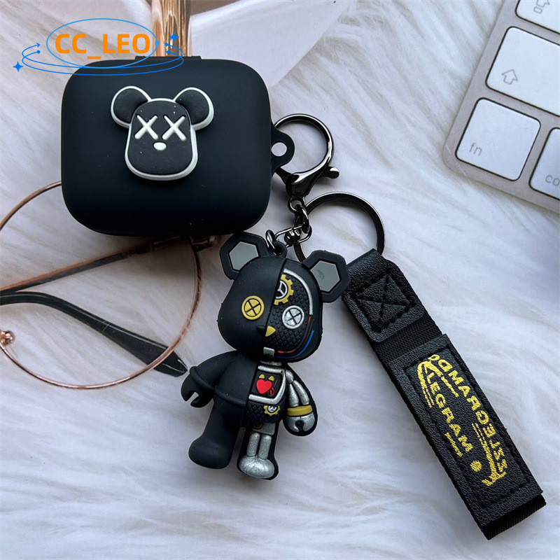 Suitable for Anker Soundcore R50i NC Case Silicone Soft Case Cute Bulldog Bear Cartoon Astronaut Key