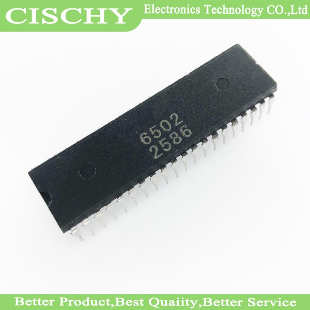 1 Cái / lốc MOS6502 6502B Bộ xử lý / bộ xử lý cổ điển. Cpu cũ 6502 MOS6502AD 6502AD. IC DIP40 và chí