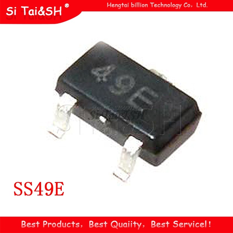 10 chiếc 49E SOT-23 Công tắc cảm biến hiệu ứng Hall Element SOT23 SS49E SOT AH49E Độ nhạy cao