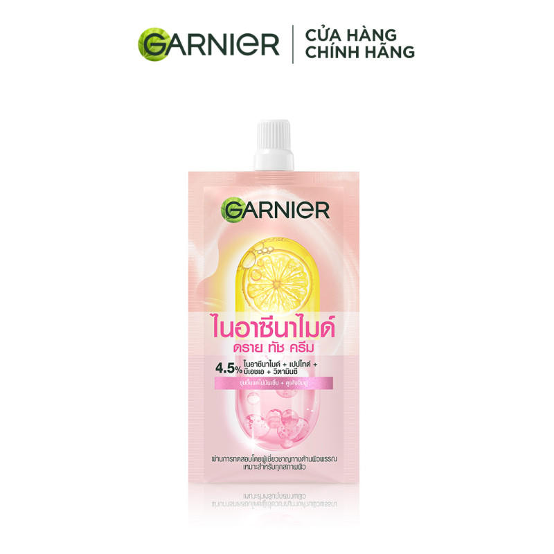 MỚI! Mẫu dùng thử Kem dưỡng ẩm Garnier ráo mịn như Mochi cấp ẩm 48H cho da căng mịn - Garnier Dry To