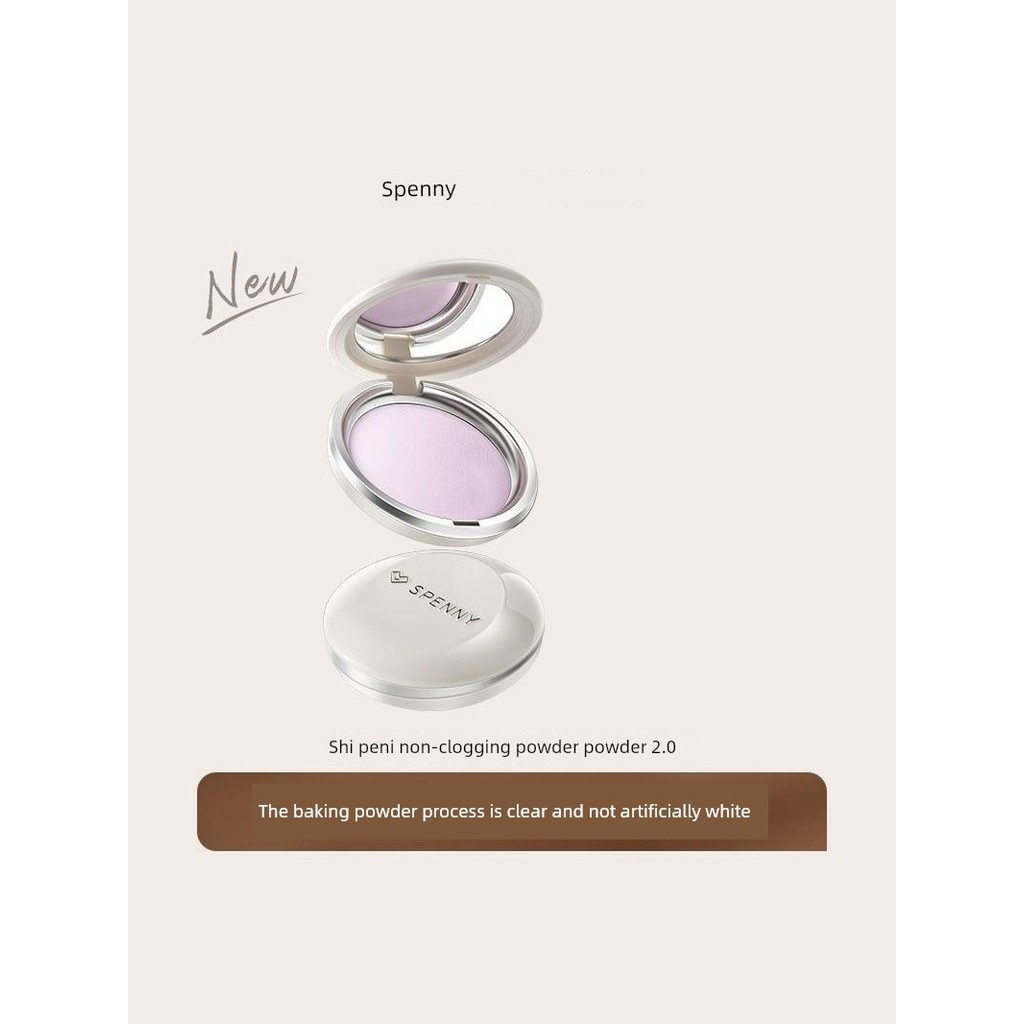 phấn phủ nén cushion phấn phủ kiềm dầu Spenny Bột Nướng Không Dính Sợi Mềm Bấm Bột Trang Điểm Kiểm S