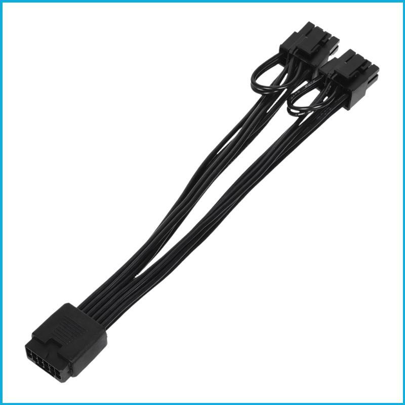 Utake 16Pin Nữ Đến Đôi 8Pin Nam GPU Dây Nối Dài Nguồn 16AWG Điện Trở Thấp Cho Giao Hàng Điện