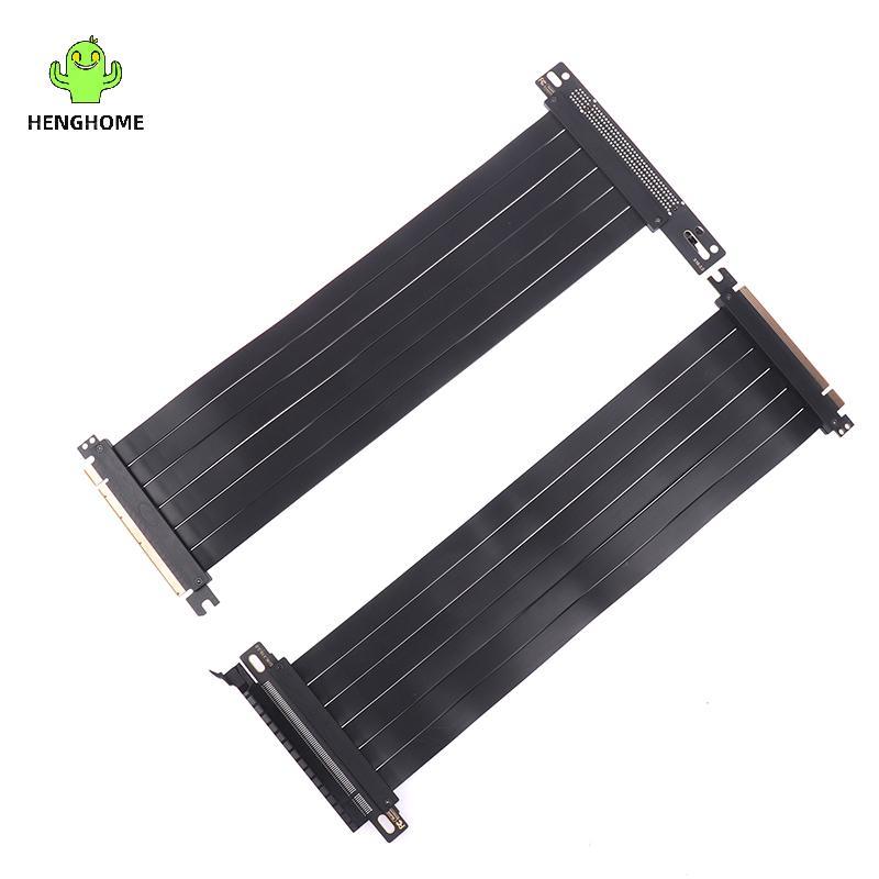 HENGHOME Full Speed PCIE 3.0 4.0 16x Riser Cable Cáp mở rộng Card đồ họa PCIE Express GPU Mở rộng Ca