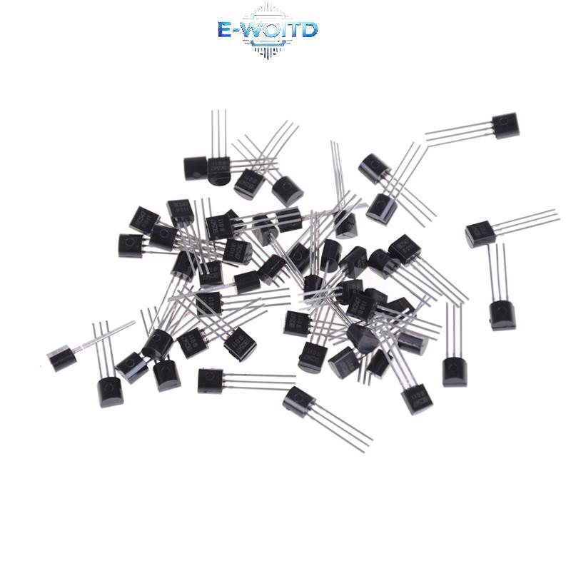 E-WOITD 50 Cái / bộ Transistor NPN BC547 BC547B 0.1A / 45V E-WOITD