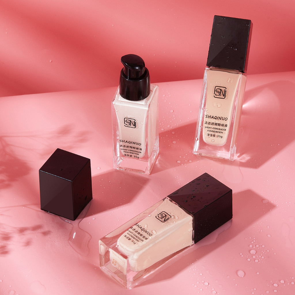 Shaqinuo Influencer Base Kem che khuyết điểm Không dễ dàng cất cánh Đệm trang điểm BB Cream Stick Ba