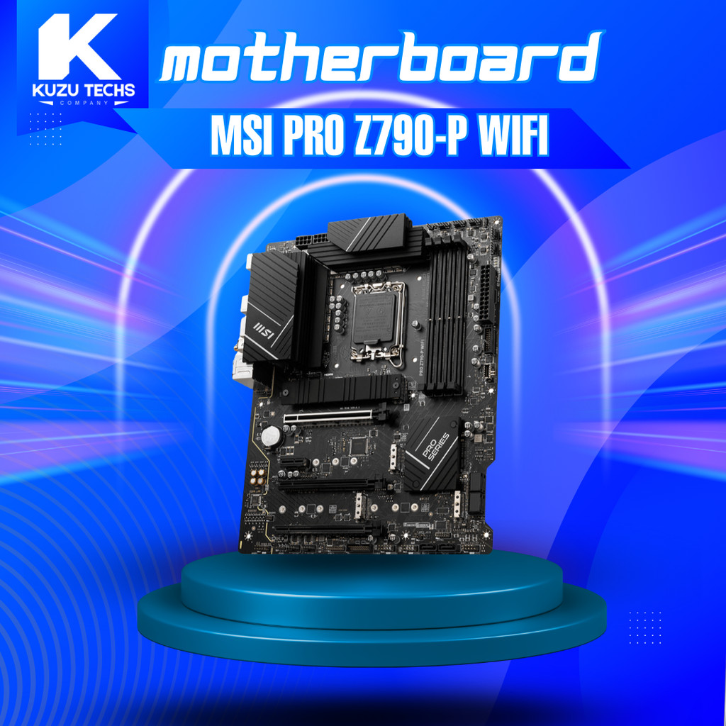 [Kuzu Techs] Mainboard MSI PRO Z790-P WIFI | DDR5 | Socket 1700 | Intel Z790 | WiFi 6E & 2.5G LAN