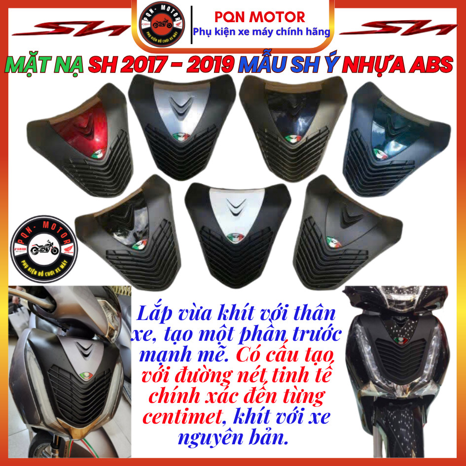 Mặt Nạ SH 2017–2019 Phong Cách SH Ý – Nhựa ABS Cao Cấp, Gắn Chuẩn Zin, Tăng Thẩm Mỹ Cho SH Việt