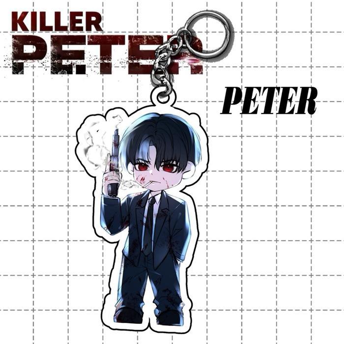 Killer Peter - Gantungan Kunci Akrilik Premium 2 Sisi. - Peter