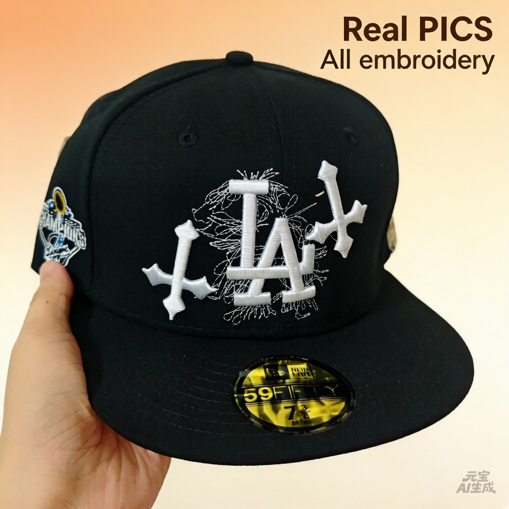 Mũ Major League 59FIFTY màu đen đội bóng Los Angeles Dodgers