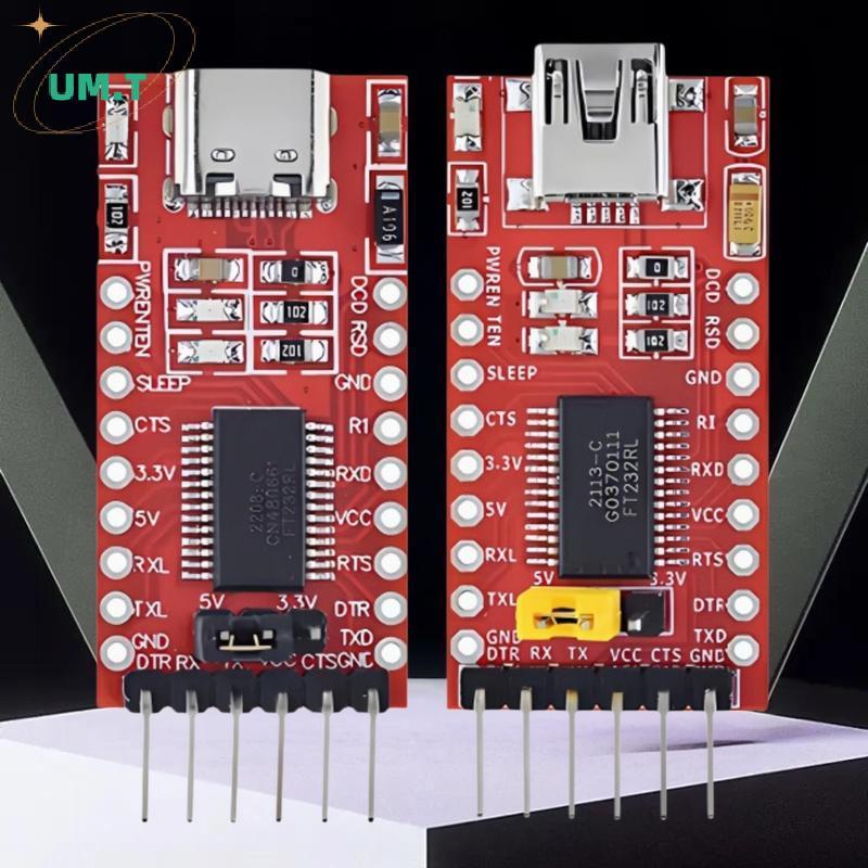 UM.T 1 Cái USB TO TTL Mini / Type-C FT232RL FT232 FTDI USB 3.3V 5.5V Sang TTL Serial Adapter Module 
