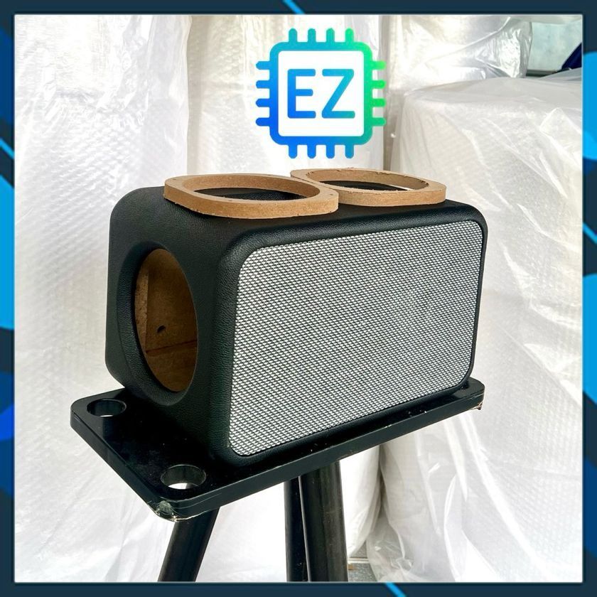 Thùng loa, Box loa, Vỏ loa bo cong Boombox 2 bọc da ecang hoàn thiện