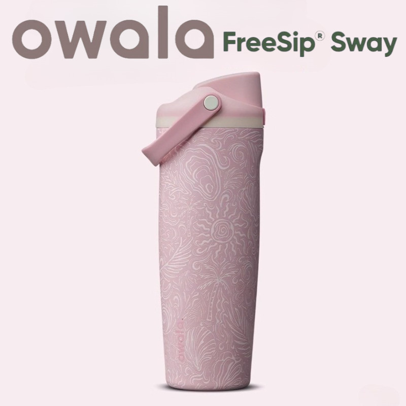 Owala Freesip Sway Birthday Bash 2026 Coastal Bohemian 30oz Tumbler - Cốc giữ nhiệt bằng thép không 