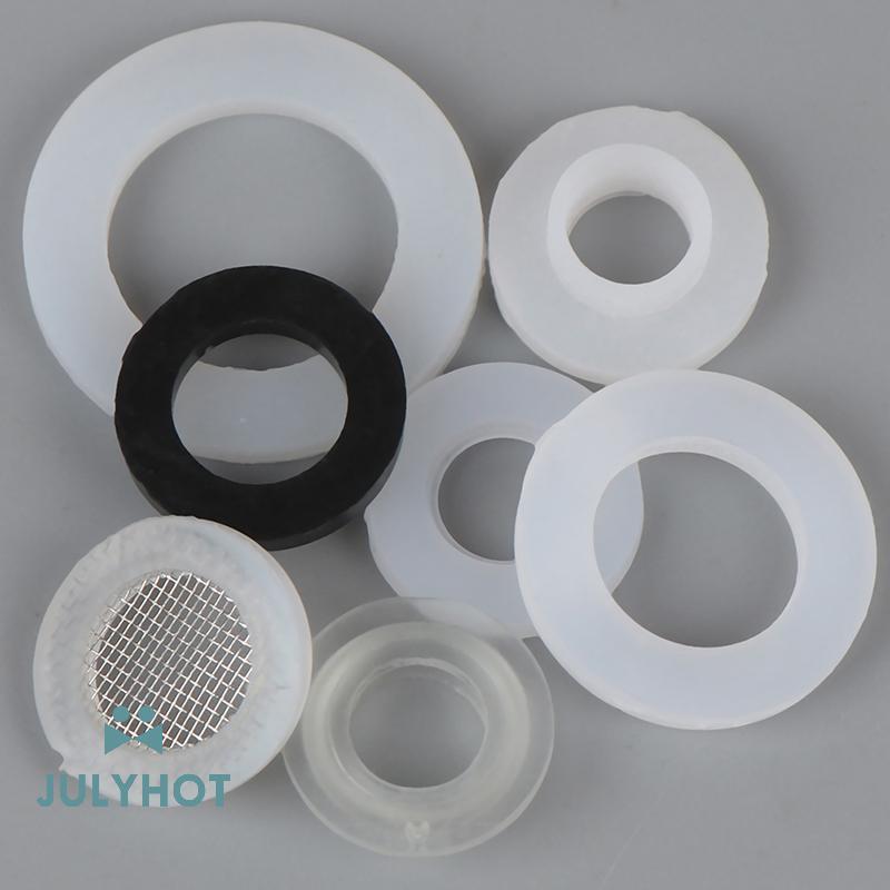COOL 1 / 2 "3 / 4" 1 "Vòng cao su Silicon PTFE Vòng đệm phẳng Niêm phong cho vòi hoa sen vn