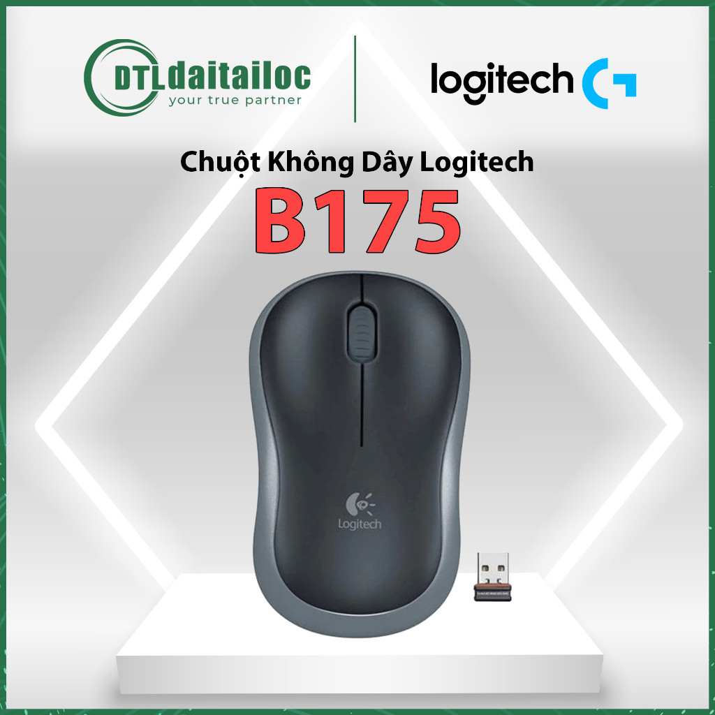 Chuột Không Dây Logitech B175 - Hàng Chính Hãng