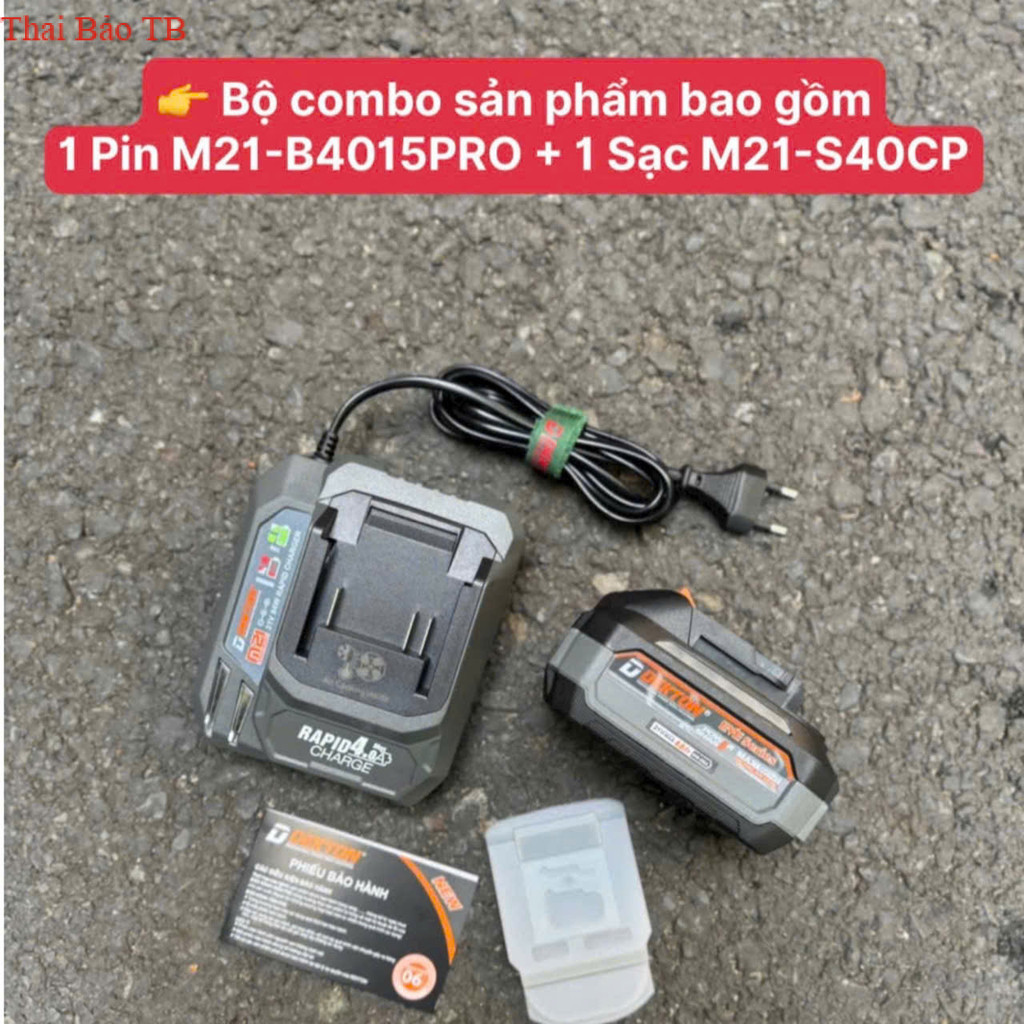 Pin 4a Dekton M21-B4015PRO (chân pin phổ thông ), sạc nhanh Thái Bảo TB