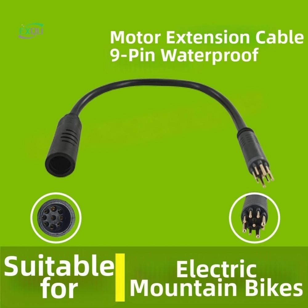 Cáp nối dài 9 chân ebike cho BaFang cho động cơ AKM 250-1000W nam sang nữ