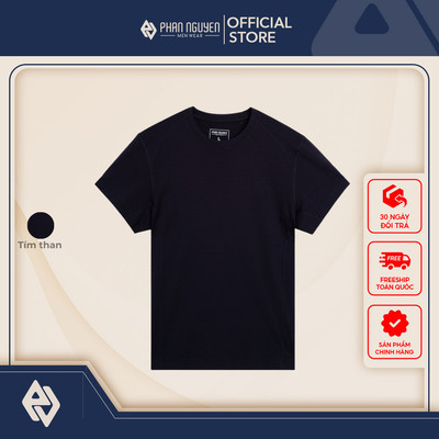 Áo phông cộc tay nam Phan Nguyễn, chất liệu cotton mềm, mát, thoáng, form regular fit APC.332