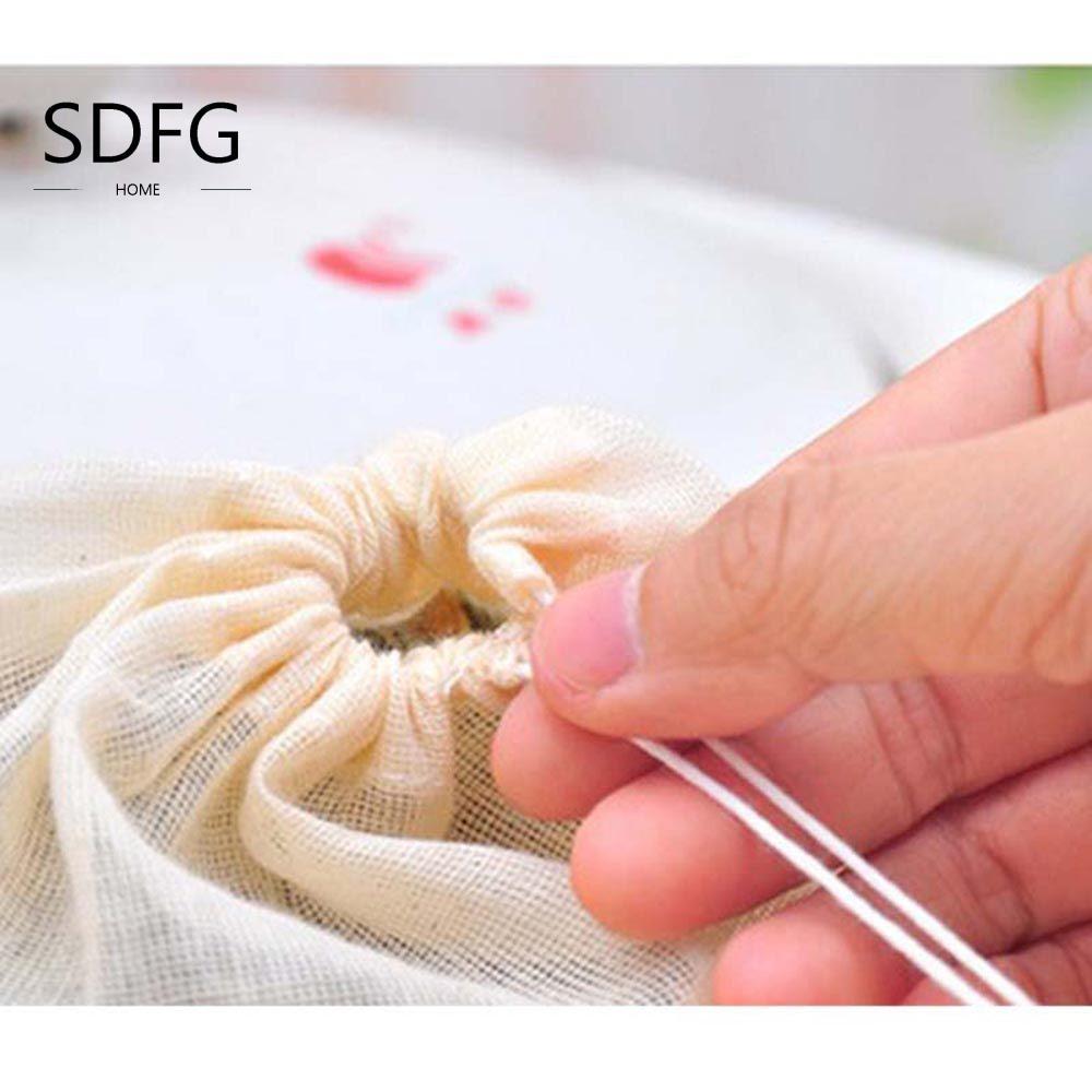 SDFG Bộ lọc SDFG 25 * 20CM Cotton Herbs Dây rút Muslin