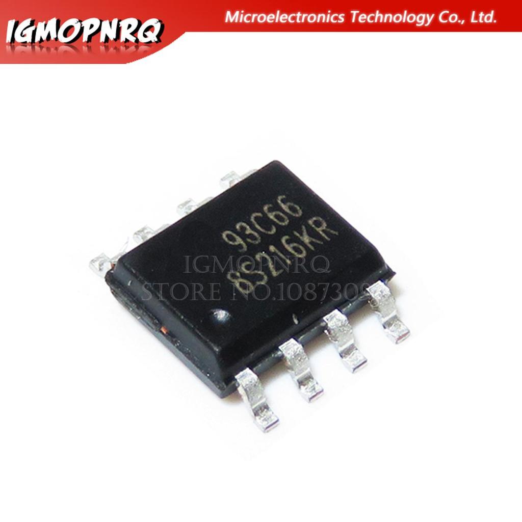 10 CÁI AT93C66A 93C66A 93C66 AT93C66 SOP-8 EEPROM 2.5 V đến 5.5 V 4K mới nguyên bản