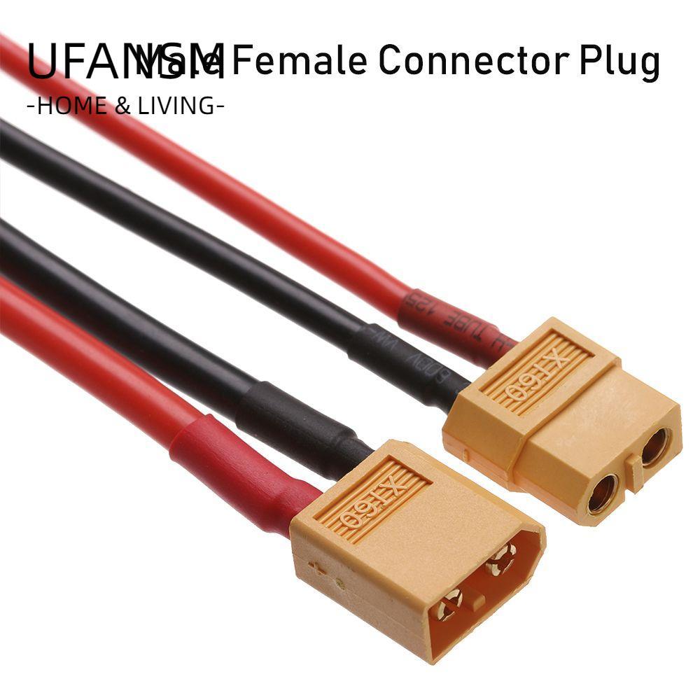 Bộ phận cắm đầu nối UFASM XT60 12 AWG / 14 Dây AWG Phụ kiện mô hình Nữ / Nam